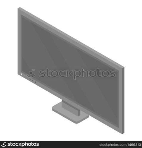 Tv set icon. Isometric of tv set vector icon for web design isolated on white background. Tv set icon, isometric style
