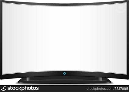 TV with Curved Screen