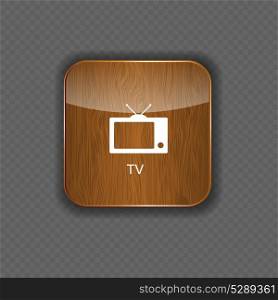 TV wood application icons