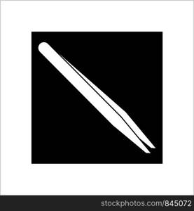 Tweezers Icon, Design Vector Art Illustration