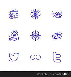 twitter , flicker , twitter, Nexus , nxs , crypto , currency , crypto cuurency , money , exchange , coin , dollar , graph , icon, vector, design, flat, collection, style, creative, icons