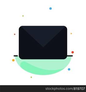Twitter, Mail, Sms, Chat Abstract Flat Color Icon Template