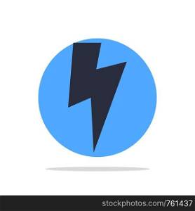 Twitter, Power, Media Abstract Circle Background Flat color Icon