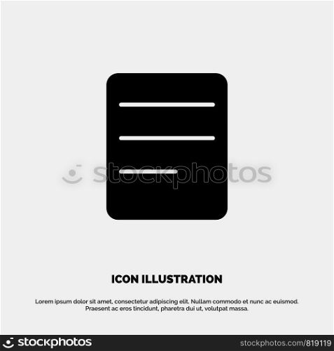 Twitter, Text, Chat solid Glyph Icon vector