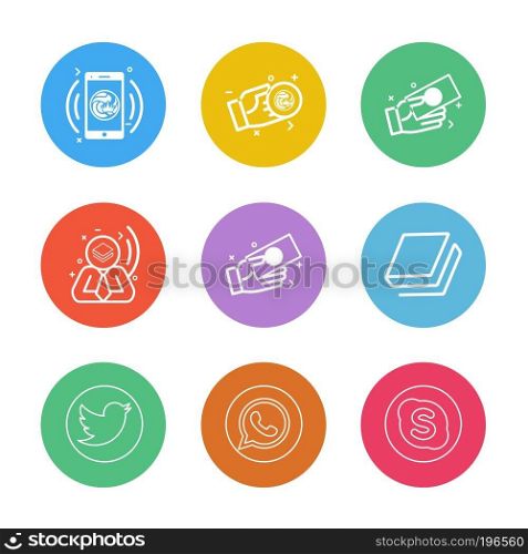 twitter , whatsapp , skype , book , Nexus , nxs , crypto , currency , crypto cuurency , money , exchange , coin , dollar , graph , icon, vector, design,  flat,  collection, style, creative,  icons