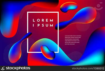 Two colorful abstract poster. Liquid ink. Modern style trends. Background for banner, card, poster, identity,web design.. Two colorful abstract poster. Liquid ink. Modern style trends. Background for banner, card, poster, identity,web design