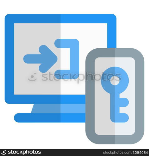 Two factor authentication for system security