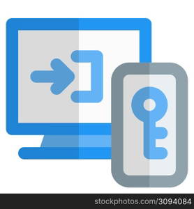 Two factor authentication for system security