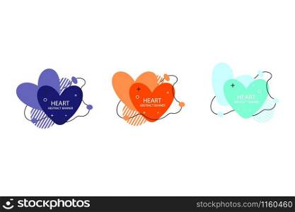 Two Hearts abstract banner collections. Organic or fluid shapes with different soft colors. Usable for web, social media, print, banner, backdrop, background template. Valentines day celebration.. Two Hearts abstract banner collections. Organic or fluid shapes with different soft colors. Usable for web, social media, print, banner, backdrop, background template. Valentines day celebration