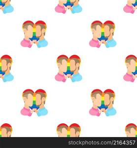 Two men gay pattern seamless background texture repeat wallpaper geometric vector. Two men gay pattern seamless vector