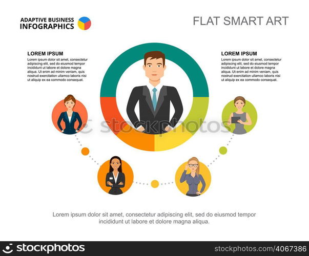 Two options workflow process chart template for presentation. Business data visualization. Leadership, recruitment, planning, teamwork or marketing creative concept for infographic, project layout.