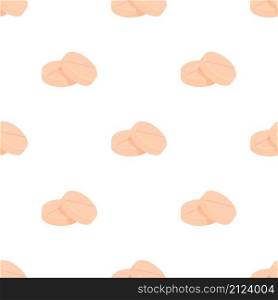 Two round pills pattern seamless background texture repeat wallpaper geometric vector. Two round pills pattern seamless vector
