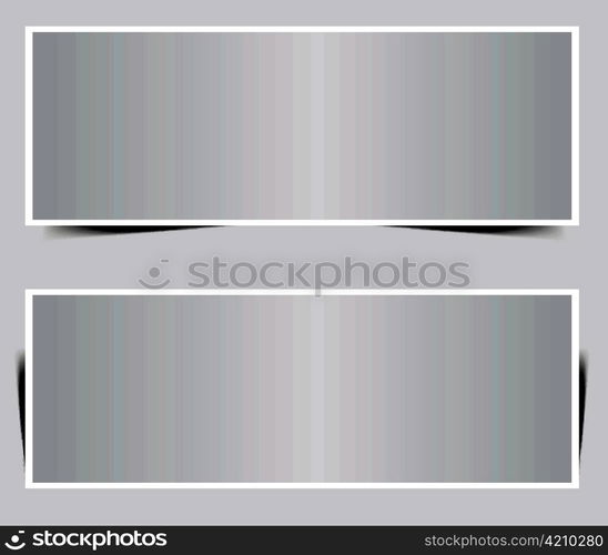 two vector paper sheets