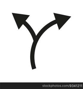 Two way arrow symbol, arrow icon. Vector illustration. stock image. EPS 10.. Two way arrow symbol, arrow icon. Vector illustration. stock image.