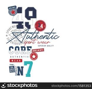 typography design for print t shirt and more