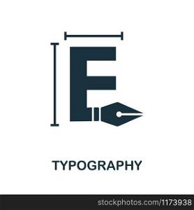 Typography icon. Simple element from design technology collection. Filled Typography icon for templates, infographics and more.. Typography icon. Simple element from design technology collection. Filled Typography icon for templates, infographics and more