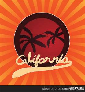 Typography slogan with summer California for t shirt printing, G. Typography slogan with summer California for t shirt printing, Graphic tee.vector illustration. Typography slogan with summer California for t shirt printing, Graphic tee.vector illustration