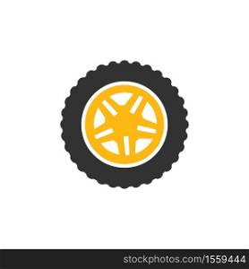 Tyre company or tyre shop vector logo design.