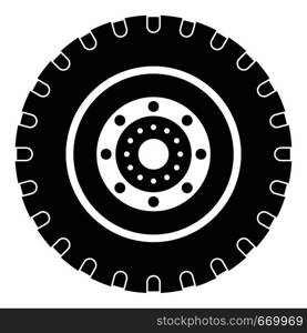 Tyre icon. Simple illustration of tyre vector icon for web. Tyre icon, simple style.