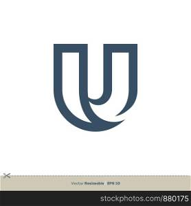 U Letter Logo Template Illustration Design. Vector EPS 10.