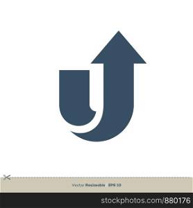 U Letter Logo Template Illustration Design. Vector EPS 10.