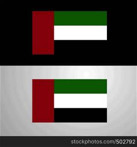 UAE Flag banner design
