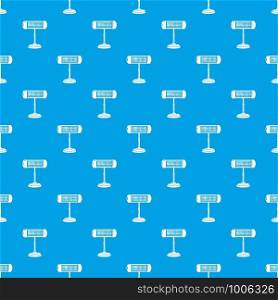 Ufo heater pattern vector seamless blue repeat for any use. Ufo heater pattern vector seamless blue