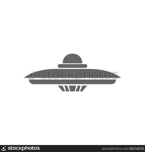UFO icon logo design illustration vector