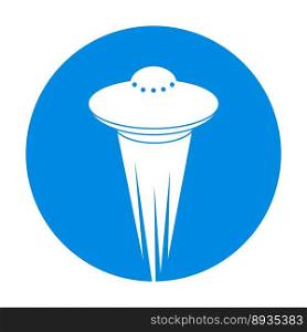 UFO icon vector illustration design