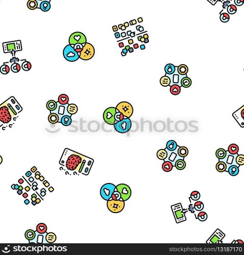 ui ux digital develop code app vector seamless pattern thin line illustration. ui ux digital develop code app seamless pattern vector