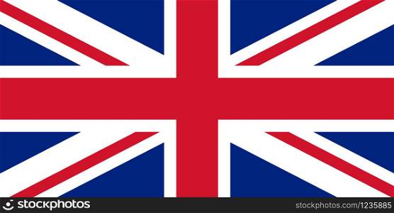 UK flag solid background. Vector illustration for design.. UK flag solid background. Vector illustration