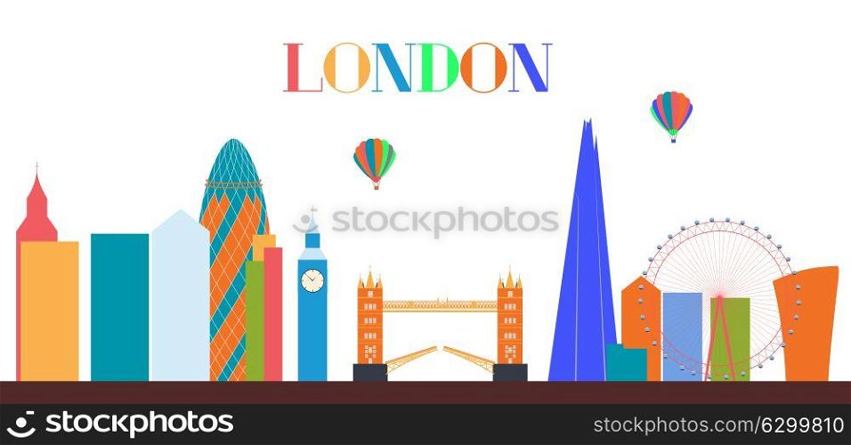 UK, Silhouette London city background. Vector Illustration EPS10. UK, Silhouette London city background. Vector Illustration.