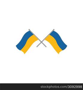 ukraine flag vector icon,illustration symbol design.