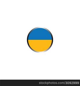 ukraine flag vector icon,illustration symbol design.