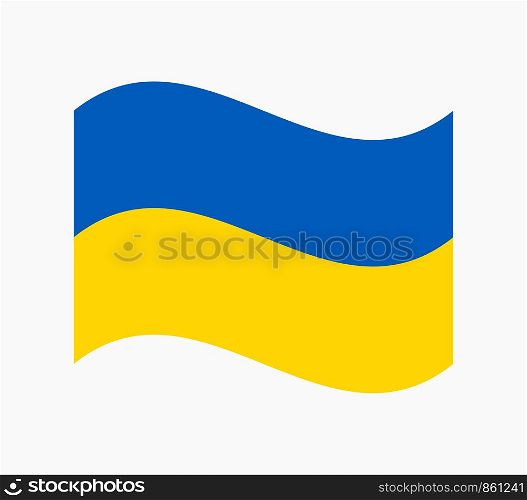 Ukraine Flag Vector Illustration