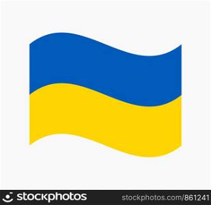 Ukraine Flag Vector Illustration