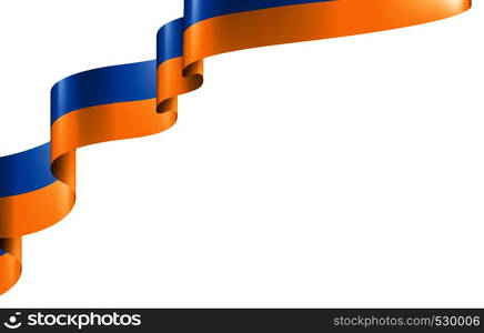 Ukraine flag, vector illustration on a white background.. Ukraine flag, vector illustration on a white background