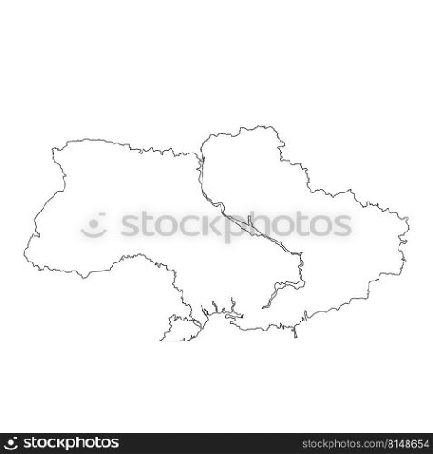 Ukraine map icon vector illustration design