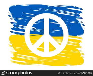 Ukrainian peace symbol - stay with Ukraine. Ukraine vector poster. Concept of Ukrainian and Russian military crisis, conflict between Ukraine and Russia. Support, pray and help Ukraine during the war. Ukrainian peace symbol - stay with Ukraine. Ukraine vector poster. Concept of Ukrainian and Russian military crisis, conflict between Ukraine and Russia. Support, pray and help Ukraine during the war.