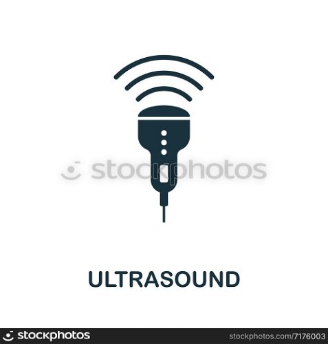 Ultrasound vector icon illustration. Creative sign from biotechnology icons collection. Filled flat Ultrasound icon for computer and mobile. Symbol, logo vector graphics.. Ultrasound vector icon symbol. Creative sign from biotechnology icons collection. Filled flat Ultrasound icon for computer and mobile