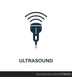 Ultrasound vector icon illustration. Creative sign from biotechnology icons collection. Filled flat Ultrasound icon for computer and mobile. Symbol, logo vector graphics.. Ultrasound vector icon symbol. Creative sign from biotechnology icons collection. Filled flat Ultrasound icon for computer and mobile
