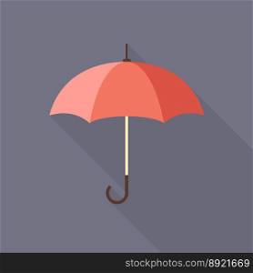 Umbrella flat icon vector image