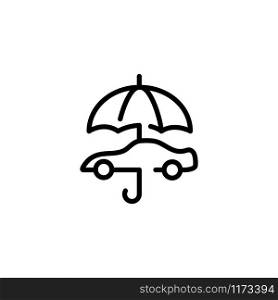 Umbrella icon design template vector