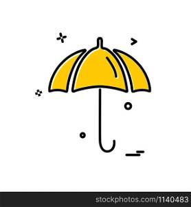 Umbrella icon design vector