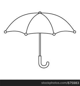 Umbrella icon. Outline illustration of umbrella vector icon for web. Umbrella icon, outline style.