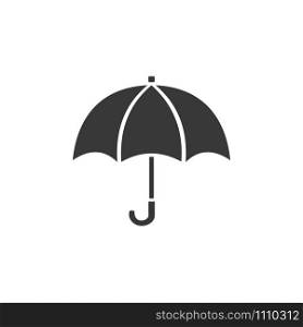 Umbrella. Isolated icon. Weather flat vector illustration