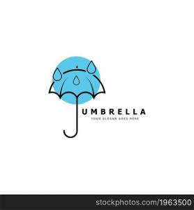 umbrella logo design icon