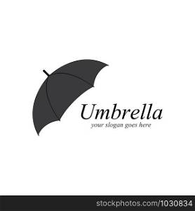 Umbrella logo template vector icon illustration design