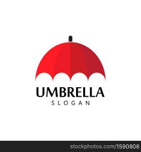 umbrella logo vector template
