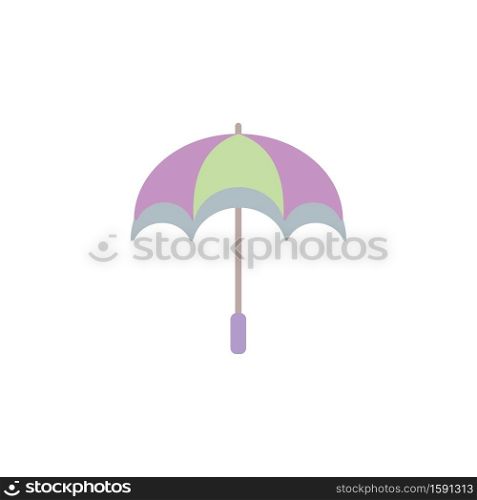 Umbrella Summer Clipart Vector Design Isolated